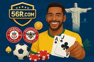 Influenciador esportivo brasileiro recomendando o site